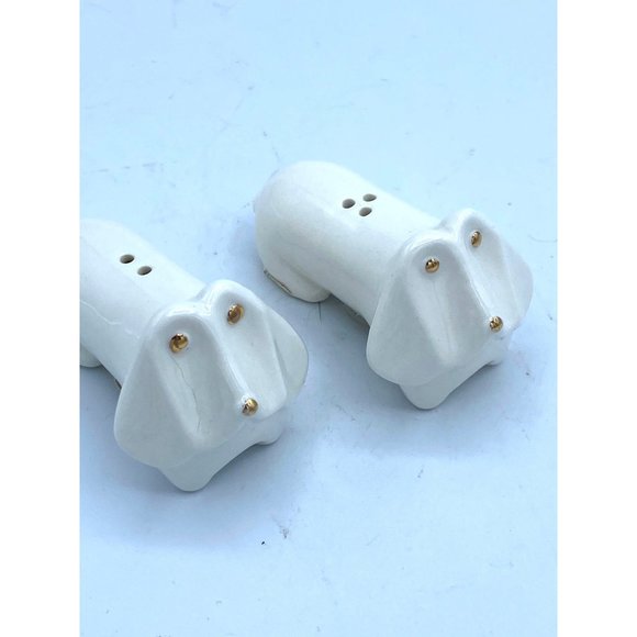 Dachshund /Basset Hound Dog Salt and Pepper Shaker Set - Picture 3 of 4